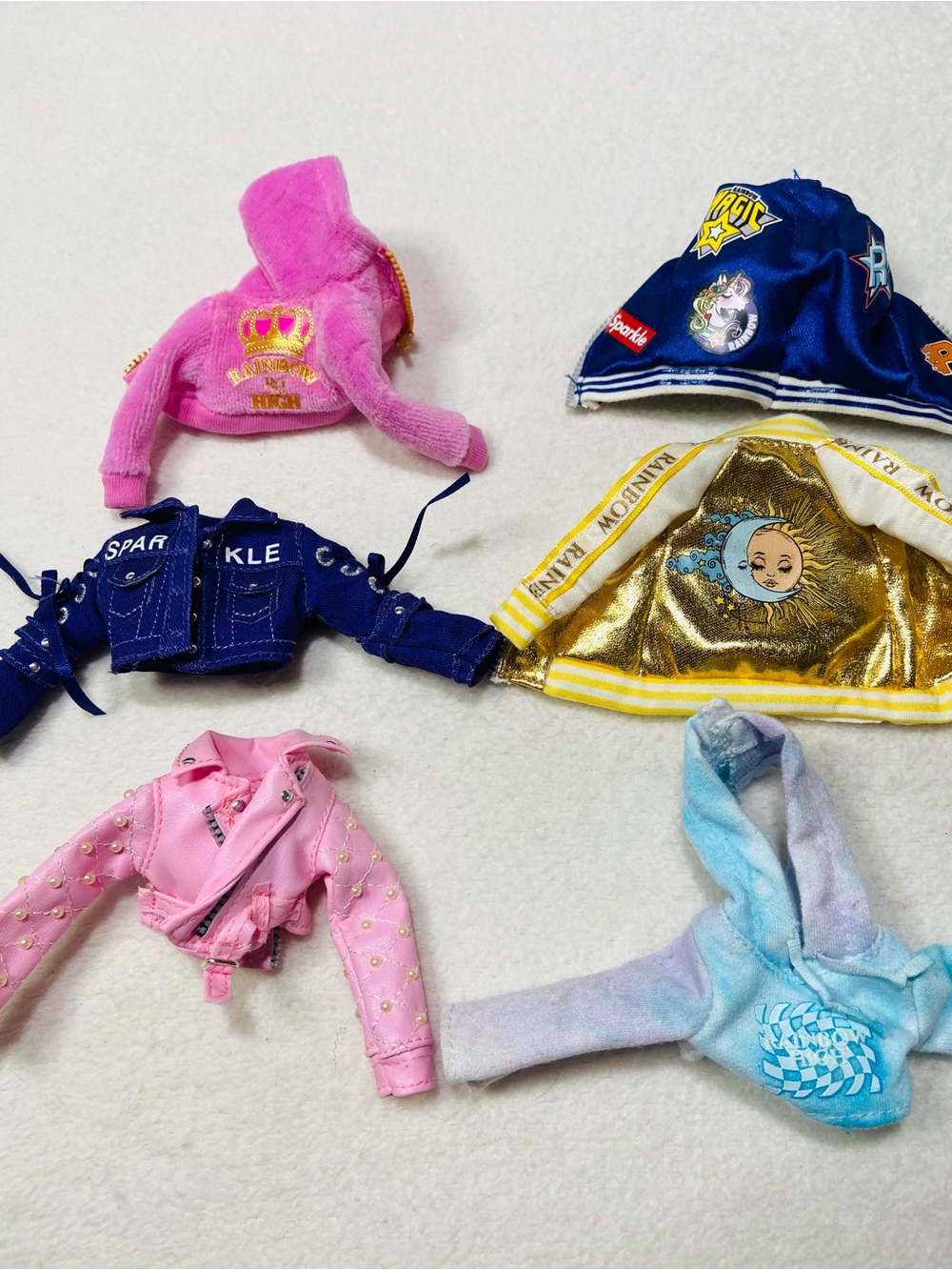 MGA Rainbow High Jacket / Coat Lot Doll Clothing Lot